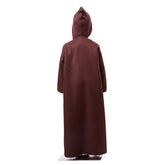 Kids Children Star Wars Kenobi Jedi Brown Cloak Outfit Cosplay Costume Halloween Carnival Suit